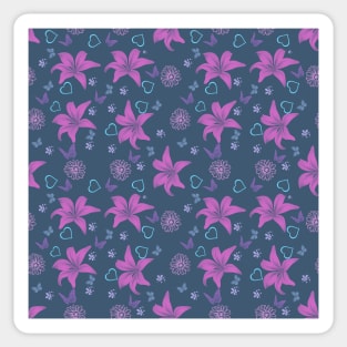 Flower pattern Sticker